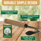 Grampa's Garden Hook Weeder & Cultivator Tool for Digging, Edging, Planting