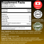 Nattokinase 2,000 FU and Kefir Supplement - Made in Japan - Patented Double Edged Support for Cardiovascular and Circulatory System (30 Capsules)