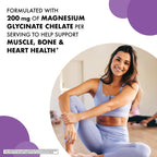 Bluebonnet Nutrition Albion Chelated Magnesium Vegetable Capsule, 200 mg, Stress Relief, Vegan, Non GMO, Gluten Free, Soy Free, Milk Free, Kosher, 120 Vegetable Capsule, 2 Month Supply