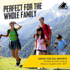 TrailBuddy Trekking Poles – Lightweight 7075 Aluminum Hiking Poles for Women, Men & Seniors – Collapsible Walking Sticks for Travel, Trails & Balance