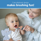 Dr. Brown's Infant-to-Toddler Toothbrush Set, 1.4 Ounce, Blue