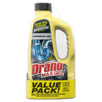 Drano Max Gel Drain Clog Remover & Cleaner, Commercial Line, 42 oz 2-Pack