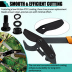 Aussio (2-Pack) Alloy Steel Lopper Replacement Blades with Screws