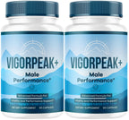 (2 Pack) Vigor Peak Capsules - Official VigorPeak Pills Advanced Premium Formula Support Maximum Strength, All Natural Ingredients Vitamins for Overall Health & Wellness, 120 Capsules for 2 Months