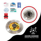 SinkShroom Revolutionary Clog-Free Sink Strainer Basket with Stopper, Stainless Steel