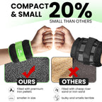 Ankle Weights for Women, Men and Kids - 1 LB x 2 Strength Training Wrist/Leg/Arm Weight with Adjustable Strap for Jogging, Gymnastics, Aerobics, Physical Therapy (Green)