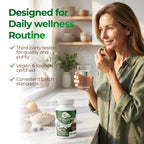 Grenera Organic Moringa Tablets | USDA Organic, 500mg Per Tablet | Uncoated Herbal Supplement, Single Ingredient Moringa Leaf Powder | Lab Tested Quality, Vegan & Kosher Certified | 240 Count
