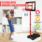 Toy Basketball Hoop, Adjustable Height Basketball Hoop Indoor Toys