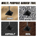 Steel Tamper Tool with 48 inch Handle，10''x10'' Hand Tamper