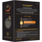 SKYN Elite Large Condoms – 36 Count – Ultra-Thin, Lubricated Latex-Free Condoms, Longer and Wider for a More Comfortable Fit