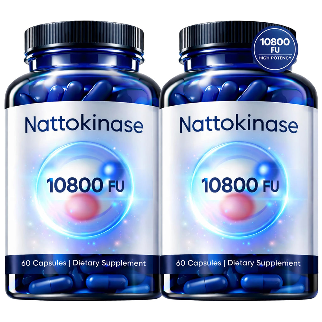 Art anime Ultimate Nattokinase Capsules, Nattokinase Supplement 10800 FU Per Serving, Serving for Body Health, and Daily Wellness Support, Vegan, Gluten Free, 60 Capsules (2)