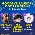 OxiClean Odor Blasters Odor and Stain Remover Laundry Power Paks, 24 Ct