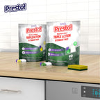 Amazon Brand - Presto! Triple Action Dishwasher Pacs, Fresh Scent, 90 Count (Pack of 2)