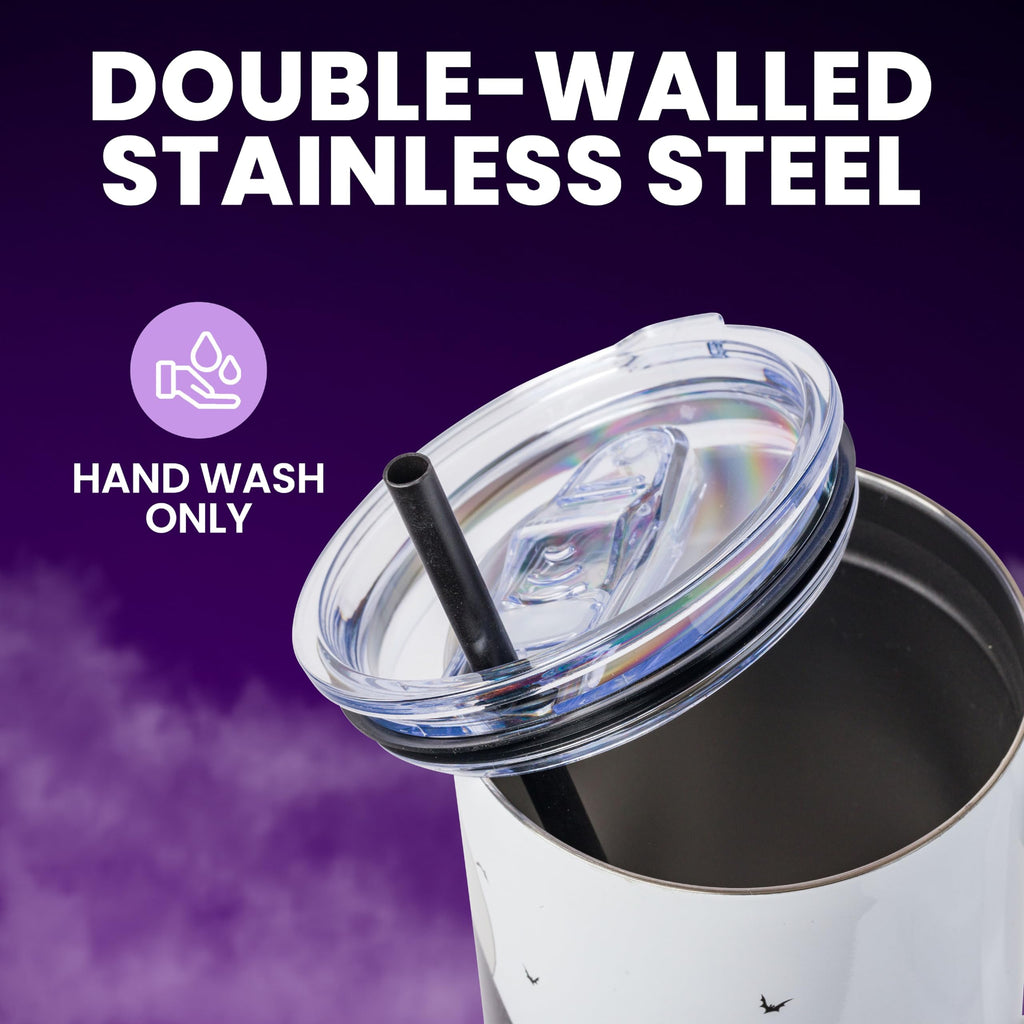 Silver Buffalo Nightmare Before Christmas, Stainless Steel Tumbler, 40oz
