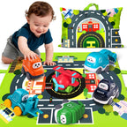 6PCS Big Truck Toy Set with Playmat