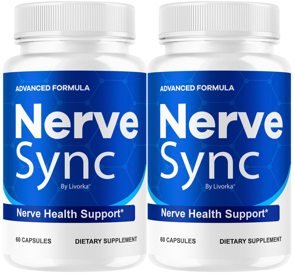 (2 Pack) Nerve Sync Capsules - Official NerveSync Advanced Nerve Health Supplement Pills - Maximum Strenght, Natural Nerve Sync for Wellness & Health Support Pills Reviews, 120 Capsules for 2 Months