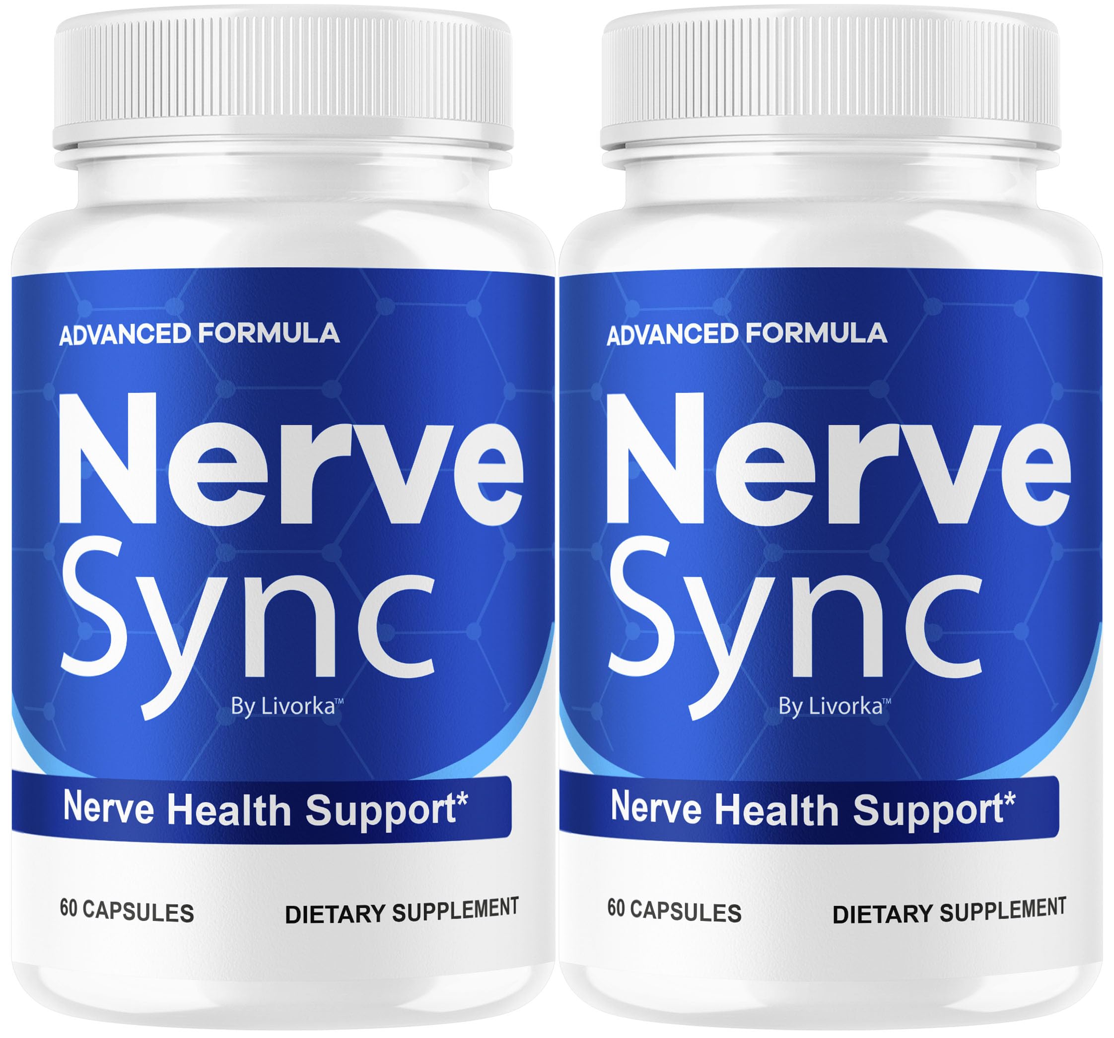 (2 Pack) Nerve Sync Capsules - Official NerveSync Advanced Nerve Health Supplement Pills - Maximum Strenght, Natural Nerve Sync for Wellness & Health Support Pills Reviews, 120 Capsules for 2 Months