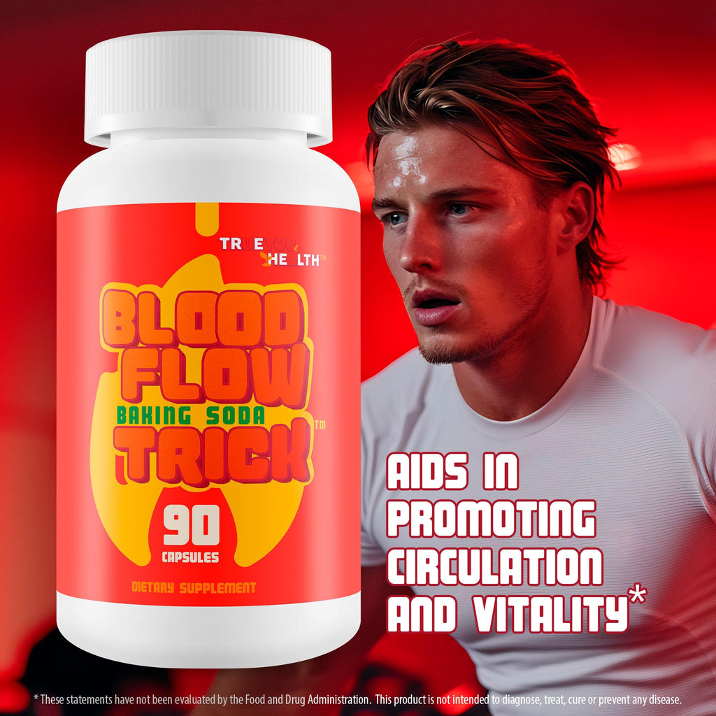 Baking Soda Trick for Men - Our Best Blood Flow Pills - Male Circulation Supplement for Advanced Blood Flow Care - Natural Circulation Supplements - Blood Circulation Supplements for Men