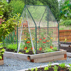 Mini Greenhouse for Indoor Outdoor: Ohuhu Portable Green House with Waterproof Pad for Small Plants Nursery Germination, 36"x36"x58.5" Heavy-Duty PVC Cover Tent Humidity Dome Seedling Accessory