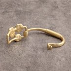 joymiao Gold Bracelet for Women Trendy Chunky Thick Gold Bangles Bracelet