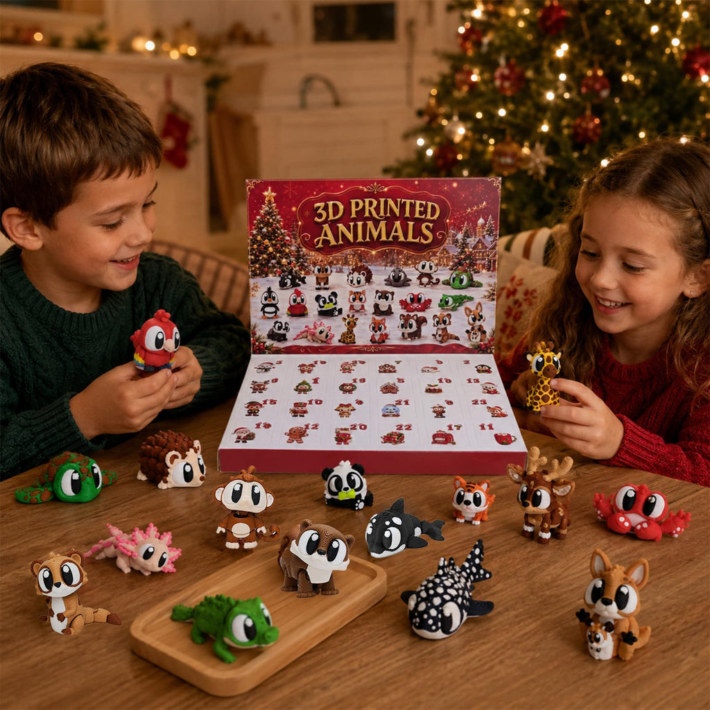 2026 Christmas Advent Calendar, 3D Printed Advent Calendars for kids