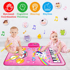 Toys for 1 Year Old Girl Gifts: 3 in 1 Baby Music Mat Toddler Toys Age 1-2