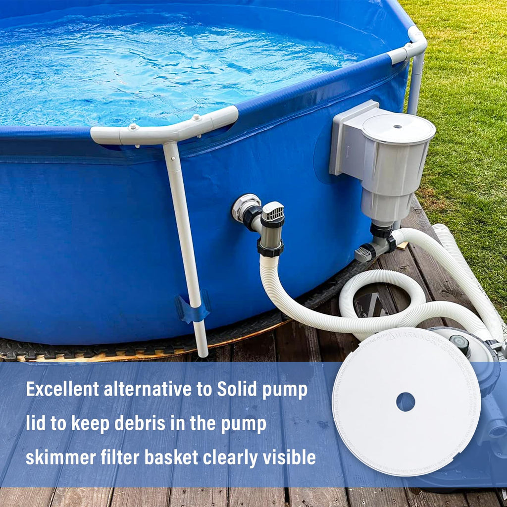 ArrogantF Pool Skimmer Cover Replacement for Hayward SPX1091B Skimmer Cover Pool Replacement Parts for Hayward Automatic Dyna-Skim Above Ground Pool Skimmer Models SP1091LX SP1091WM