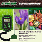 Luster Leaf Rapitest 4-Way Digital Soil Analyzer for pH, Moisture, Temperature, and Light – Designed and Engineered in the USA