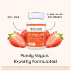 EZ Melts Citicoline - Brain Health & Memory Support Supplement - No Artificial Flavors - Non-GMO & Vegan - Strawberry Blast - 60 Dissolvable Tablets (60 Servings)