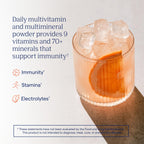 Trace Minerals Power Pak Plus Immunity - Hydration Support Supplement Aids Endurance - Mineral Absorption Supplement Aids Immune Health & Muscle Recovery - Grapefruit, 30 Packets