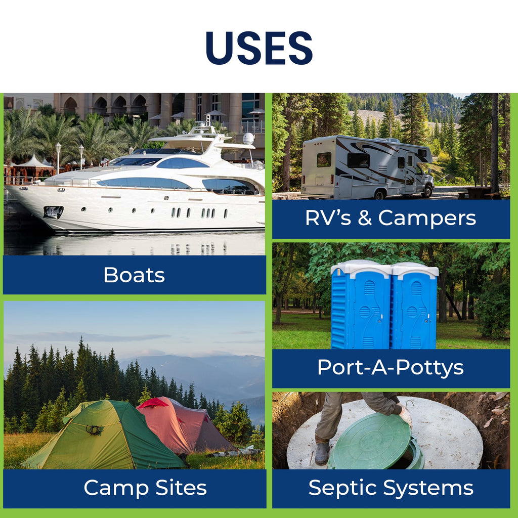 Freedom Living Septic Tank Safe Toilet Tissue for Campers and RVs Biodegradable Marine Toilet Paper for Boats, Fragrance-Free 2-Ply RV Toilet Paper (4 Rolls, 500 Sheets Each)