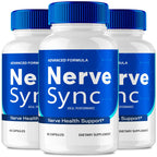 Nerve Sync Capsules, Official Nerve Sync Advanced Nerve Health Supplement Pills - Maximum Strength, All Natural Healthy Circulation & Stable Levels, NerveSync Support Reviews (3 Pack)