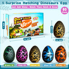 60 Pcs Hatching Dinosaur Eggs for Kids Birthday Gifts Party Favors Bulk