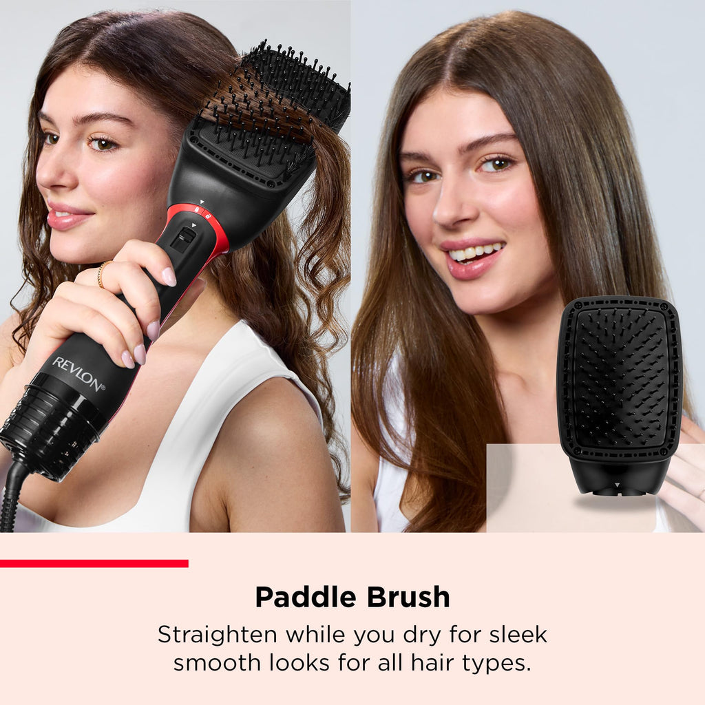 REVLON One-StepTM Blow-Dry Multi Air Styler 5-in-1 (Detachable Heads, Curler, Dryer, Volumiser, Styler and Shape Enhancer). RVDR5370