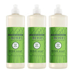 MRS. MEYER'S CLEAN DAY Liquid Dish Soap, Fresh Cut Grass, 16 fl oz, 3 Pack