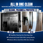 Sheila Shine 32oz Stainless Steel Cleaner and Polish - Cleans, Polishes & Protects Kitchen Appliances, Refrigerators, Sinks, Ovens & Grills - Leaves Streak Free Shine - Stainless Steel Spray Cleaner