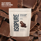 Isopure Low Carb 100% Pure Whey Isolate Protein Powder, Lactose Free, Gluten Free, With Vitamins, Dark Chocolate, 25g Protein Per Serving, 1 Lb, 14 Servings (Packaging May Vary)