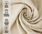 ZUPERIA Canvas Drop Cloth for Painting (Size 4' x12' Feet Pack of 4) Painters Drop Cloth for Painting, Furniture & Floor Protection All Purpose Thick Canvas tarp with Double Stitched Edges