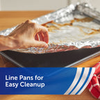 Reynolds Wrap Heavy Duty Aluminum Foil, Heavy Duty Foil Aluminum Roll, Thick Foil for Added Strength, With Easy Open and Close Secure Tab, Extra Wide, 37.5 Sq. Ft.