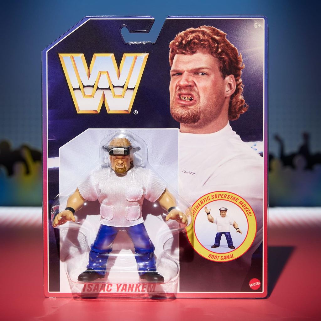 WWE Retro Action Figure 4-Pack Bundle Including British Bulldog, Shawn Michaels, Alundra Blayze, & Isaac Yankem