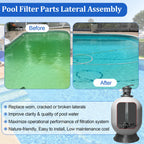 Rugam SX210DA Pool Lateral Assembly with Center Pipe Replacement for Hayward Pro Series Sand Filter and Automatic Skimmers S180T S210T S220T S230T S270T SP1091ES SP10852OM SP10841R SP1097 SP1411