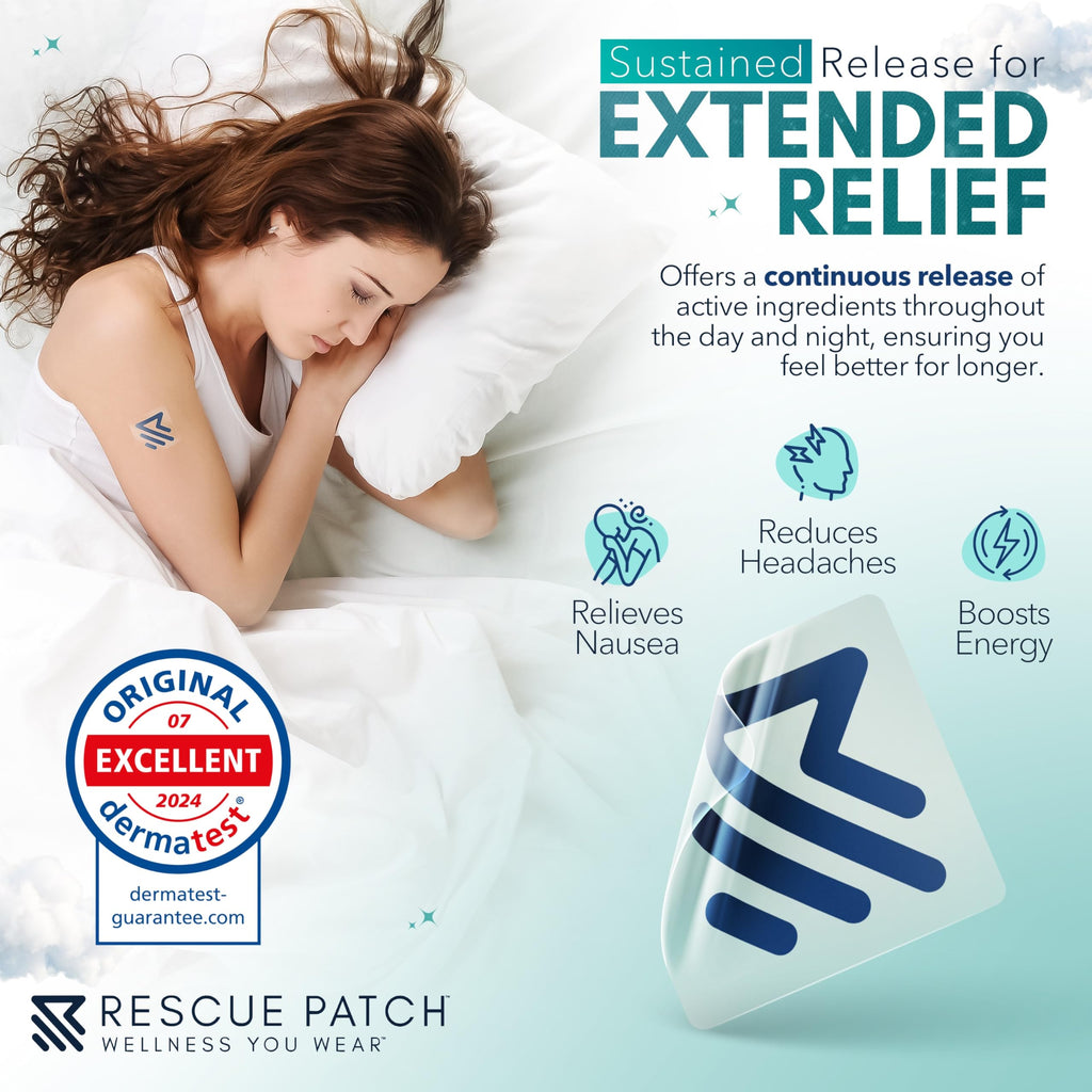 Rescue Patch Morning Vitality & Energy Patches, 12 Count