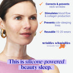 Wrinkles Schminkles Neck Wrinkle Patch - Reusable Silicone Smoothing Pads, Sensitively Formulated Wrinkle Patches. Reduce Wrinkles - Innovative Wrinkle Treatment - Targeting Neck Wrinkles (1 Pack)
