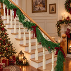 CLEANGOR 2Pcs 6FT Norfolk Pine Garlands for Christmas Decorations Indoor