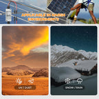 Pjerjzn Solar Panel Disconnect Switch 400V DC/AC 20A Miniature Circuit Breaker with DIN Rail Box Enclosure Outdoor Small Breaker Box IP65 Waterproof UV-Proof for Solar PV Homes, Battery (20 Amp)