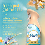 Febreze Air Mist, Air Freshener, Odor Fighting Room Spray, Deodorizer for Home Bathroom Kitchen Office Apartment, Lilac Sunrise, Warm Ocean Breeze, Summer Golden Hour Variety Pack, 8.1oz (Pack of 3)