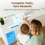 Dragon Touch 10.1 inch Digital Calendar Chore Chart – Interactive Touchscreen, Smart Family Planner, Hearth Display Desk Digital Calendar Best Gifts for Christmas, Wedding, Mom
