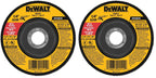 DEWALT DW4514 1/4" Thick Grinding Wheel with 4-1/2" Diameter and 7/8" Arbor (Pack of 2)