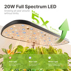 SUNCOZE Hydroponics Growing System, 12 Pods, 12.4 in Adjustable Height