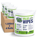 Vapor Fresh Value Wipes For Gym Equipment, 1500 Count, 4 Rolls